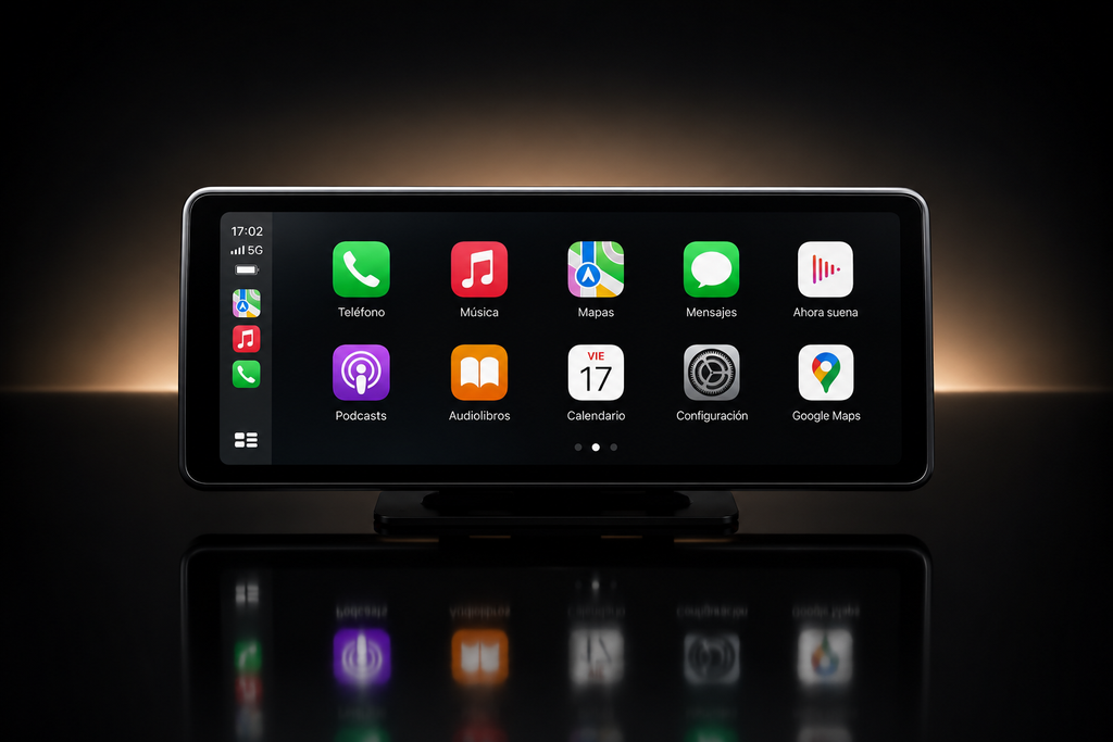 Pantalla Multimedia 10.26” para Auto – CarPlay & Android Auto Inalámbrico